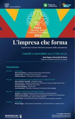 L’IMPRESA CHE FORMA - Esperienze e visioni nell’anno europeo delle competenze